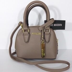 Mini Steve Madden brown satchel, Crossbody purse bag